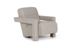 Wylie - Modern Beige Fabric Accent Chair