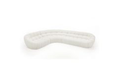 Yolonda - Off-White Fabric Sectional Sofa