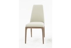 Modrest Encino Modern Grey & Walnut Dining Chair (Set of 2)