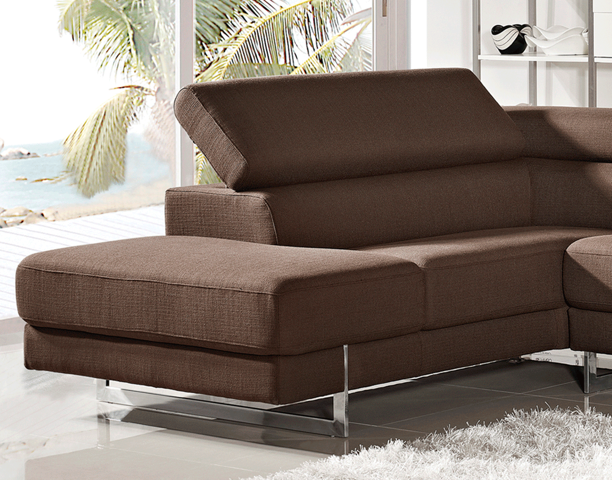 Milton Modern Fabric Sectional Sofa