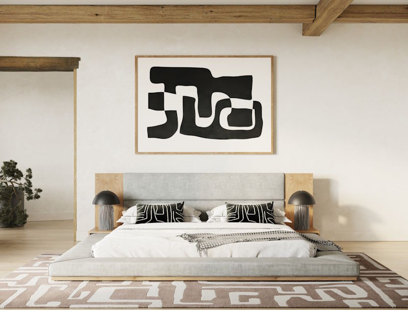 modern bed