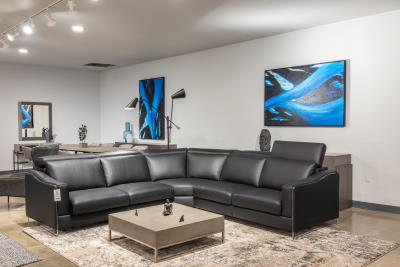 contemporary sectional sofa leather