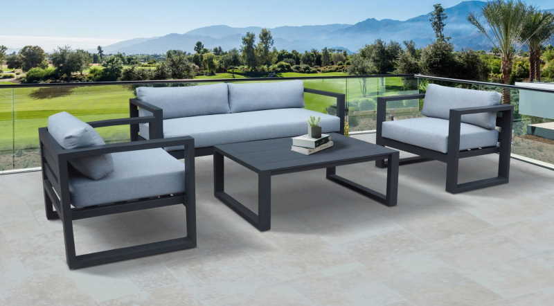 modern outdoor fabric sofa sets