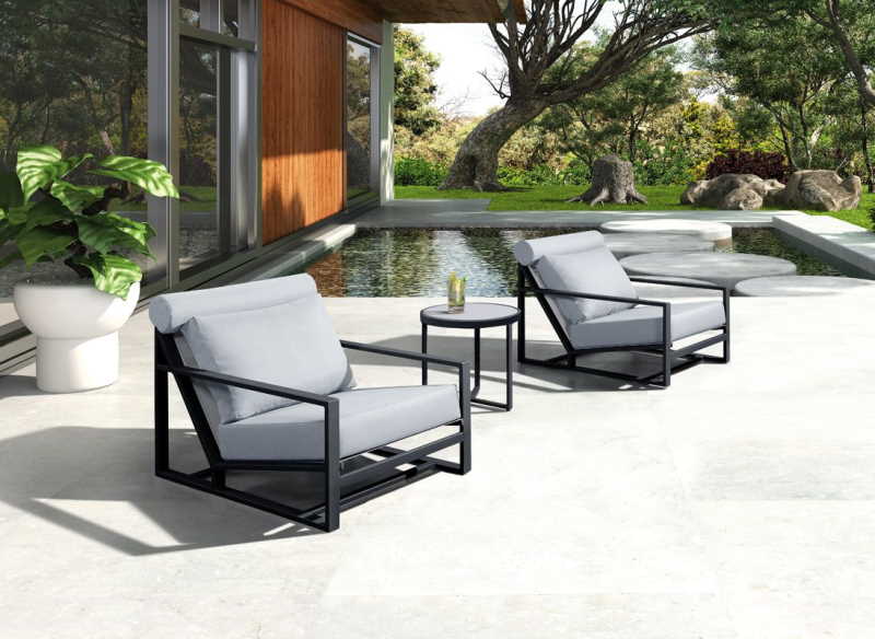 modern outdoor seating and lounge