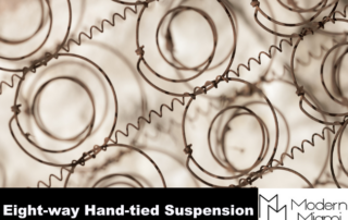 Eight-way Hand-tied Suspension